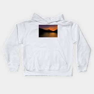 Sunset in Engadina Kids Hoodie